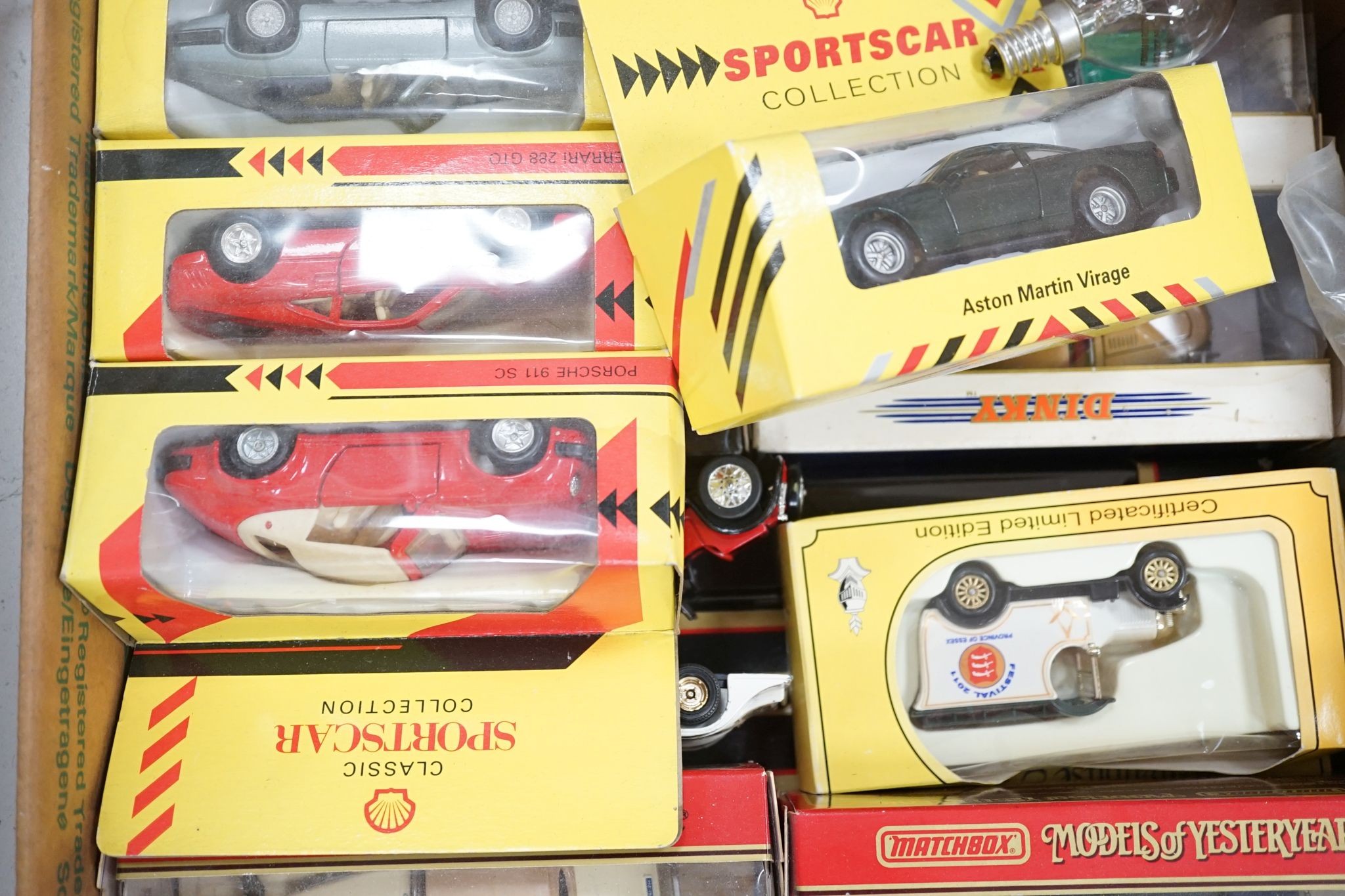 A collection of Corgi, Dinky, Matchbox and other diecast vehicles